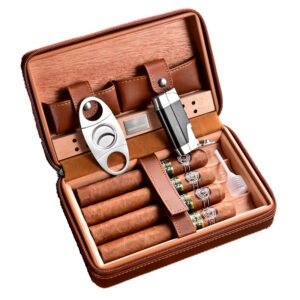 Cigoak Portable Cigar Box Cedar Cigar Humidor