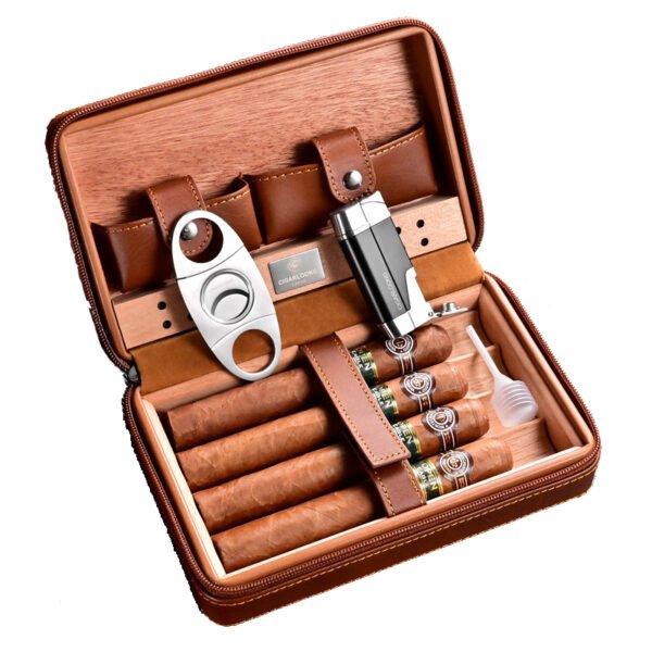 Cigoak Portable Cigar Box Cedar Cigar Humidor