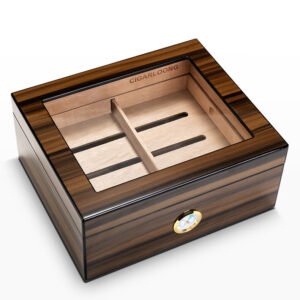 Cigoak 75PCS Cigar Humidor Handmade Cedar Cigar Desktop Box