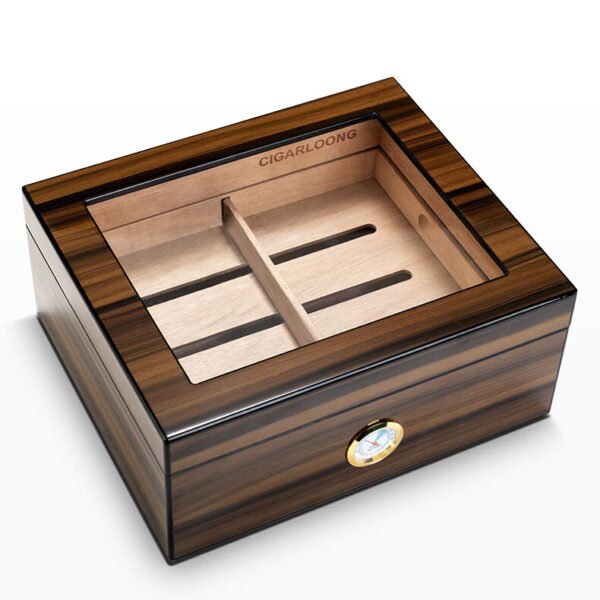 Cigoak 75PCS Cigar Humidor Handmade Cedar Cigar Desktop Box