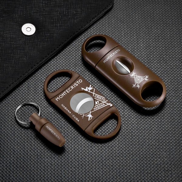 Cigoak Cigar Cutter Cigar Knife Stainless Steel Portable Scissors V Cutter / Flat Cutter - Image 3