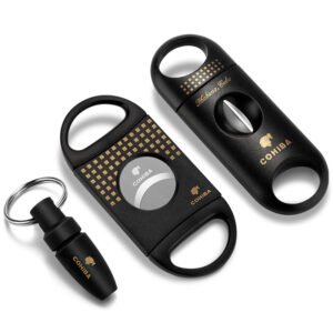 Cigoak Cigar Cutter Cigar Knife Stainless Steel Portable Scissors V Cutter / Flat Cutter